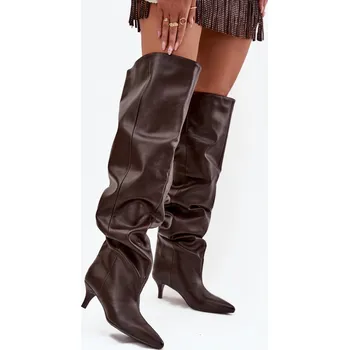 Dámské kozačky Kozačky na podpatku model 219137 Step in style 38