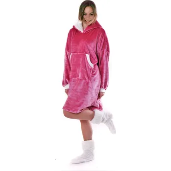 Dámská mikina Siena mikina oversize Starorůžová S-M