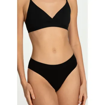 Dámské spodní prádlo Dámské kalhotky Julimex Bamboo classic M Černá