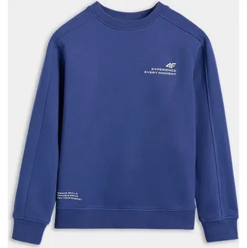 Chlapecká mikina Chlapecká mikina bez kapuce 4F 4FJRAW25TSWSM2413-31S 122