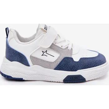 Sada pánského spodního prádla Lehké dětské sneakersy Big Star RR374052 Bílo-Modré 30