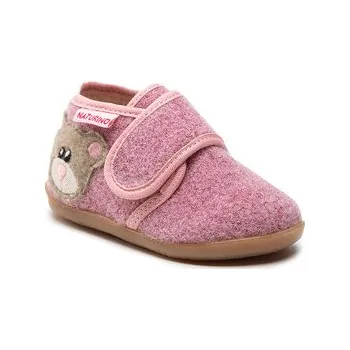 Dámské pantofle Bačkory Naturino Carillon 0014000627.02.0H05 S04.0M02 M Růžová 20