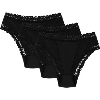 Kalhotky Wol-Bar Abra 3-pack barva: černá S