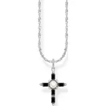 Thomas Sabo KE2296-167-11-L45V Silver Necklace With Cross Pendant Cross Romance