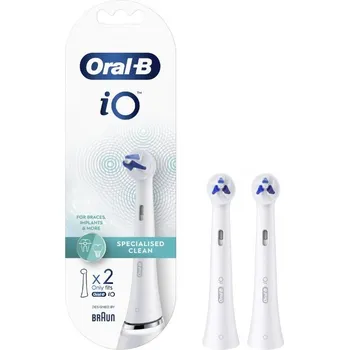 Náhradní hlavice k elektrickému kartáčku Oral-B iO Specialised Clean Ortho náhradní hlavice, 2ks