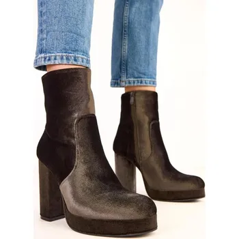 Dámská zimní obuv Boty na podpatku model 220583 Solea 36