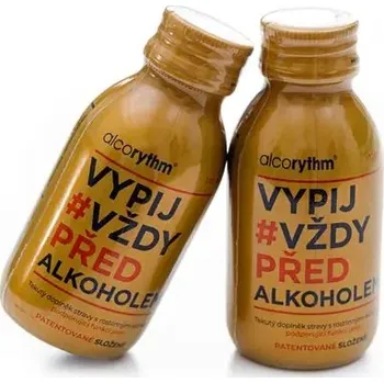 Alcorythm ® Preventivní nápoj proti kocovině, 2x100ml