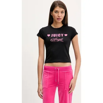 Pánské tričko Tričko Juicy Couture Angel JCNCT126461 černá 99X, vel. L