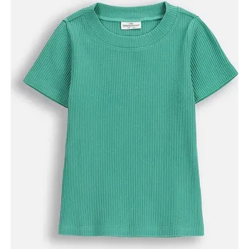 Chlapecké tričko Dětské tričko s bavlnou Coccodrillo zelená barva, RAVE GIRL JUNIOR ZC5143903RGJ 77X, vel. 152