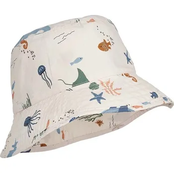 Klobouk Dětský klobouk Liewood LW17489 béžová 01X, vel. 6-9 měsíců