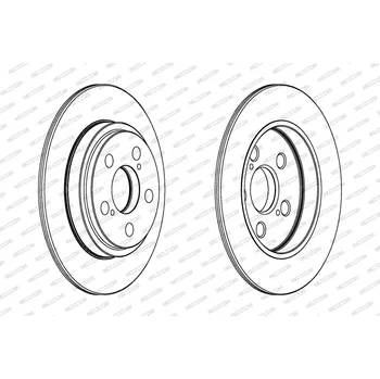 Brzdový kotouč Brzdový kotouč FERODO DDF1866