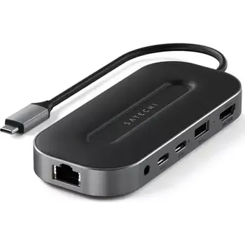 Notebook Satechi USB-4 Multiport šedá (ST-U4MGEM)