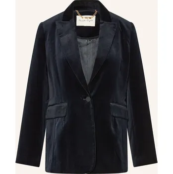 Dámské sako Phase Eight Dámský Sametový Blejzr Bridie, tmavě modrá, 36