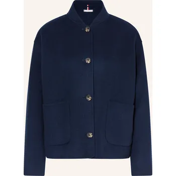 Tommy Hilfiger Dámská Bunda Hranatého Střihu, tmavě modrá, 46