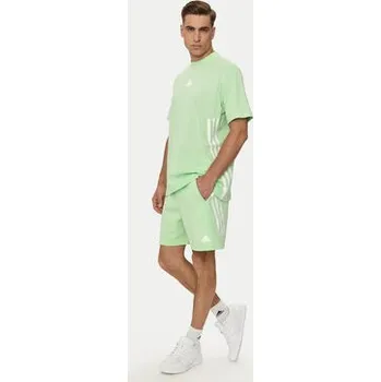 Pánské tričko adidas T-Shirt Future Icons 3-Stripes IR9169 Zelená Loose Fit S