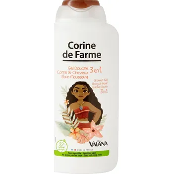 Corine de Farme 3v1 Sprchový gel, šampon a pěna do koupele - Vaiana Disney, 500ml