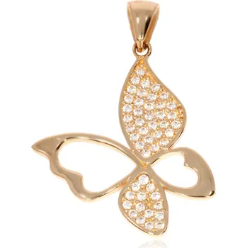 Přívěsek Zlatnictví Helios Rose gold přívěsek motýl