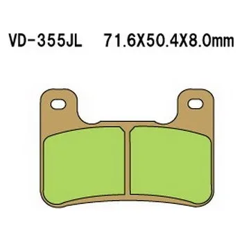 Brzda pro motocykl Brzdové destičky Vesrah pro motocykly, přední 26132