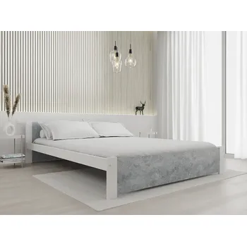 Postel AKCE Postel IKAROS 160 x 200 cm, beton/bílá II. jakost