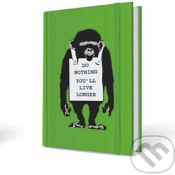 Doplněk ke knize Banksy notebook opice 9x14cm - CMA Group CMA Group