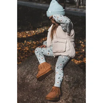 Dívčí sněhule Ocieplane Botky Sněžáky Dětské s Ozdobnými Frédzlami Camel Nimia 28