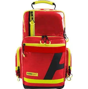 Lékárnička HUM Německo HUM AEROcase® - Pro1R PL1C - zdravotnický batoh - ČERVENÝ - PLANE