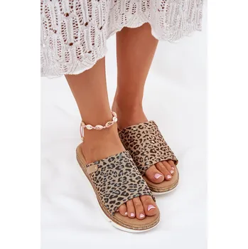 Dámské žabky Dámské Klapky Na Klínu Panthera Norozi 38