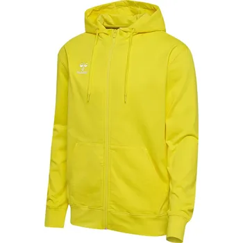 Pánská větrovka HUMMEL GO 2.0 ZIP HOODIE Barva: Žlutá, Velikost: L