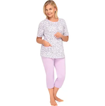 Dámské noční prádlo 265 DÁMSKÉ PYŽAMO KASIA I fialová XL