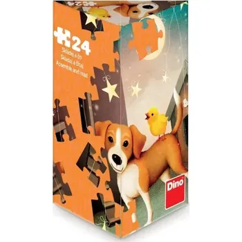 Dětské zboží Dino Puzzle triangl Ztracené kuřátko 24 dílků