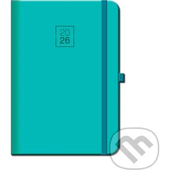 Záložka Týždenný diár s gumkou FLORENCIA 2026 (mentol) - Spektrum grafik Spektrum grafik