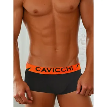 Boxerky Boxerky Pánské spodní prádlo Cavicchi CU013 81020 luxusní černé pánské spodní prádlo Roberto Martinelli Velikost: M