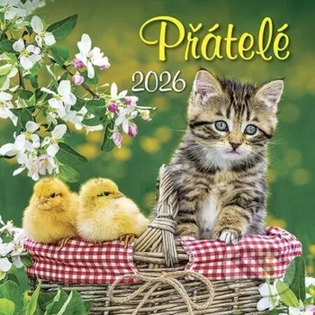 Záložka Nástěnný kalendář Přátelé 2026 - Spektrum grafik Spektrum grafik