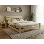 Postel PARIS zvýšená 120 x 200 cm, borovice Rošt: S laťkovým roštem, Matrace: Bez matrace 87329047