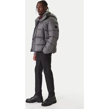 BOSS Zimní bunda Omaris 50528573 Šedá Regular Fit 52
