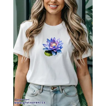 Dámské tričko Trička s potiskem Tričko s potiskem, LEKNÍN fialový, 1 ks zvolte VELIKOST textilu ZDE:: XS - velikost typ Beagle