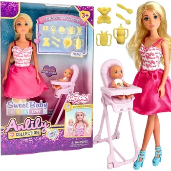 Panenka Woopie Royal WOOPIE ROYAL Lily Sada příslušenství pro krmící židličku pro panenky