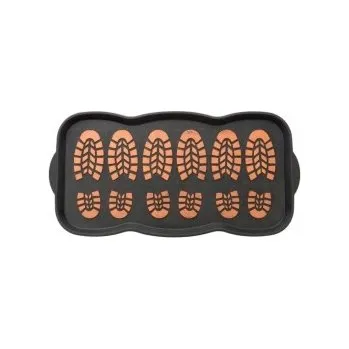 Rohožka odkapávač BROKEN 80x40 cm gumová černá