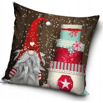 Povlak na dekorativní polštářek VÁNOČNÍ POVLAK NA POLŠTÁŘ 40x40 na polštář Dekorativní