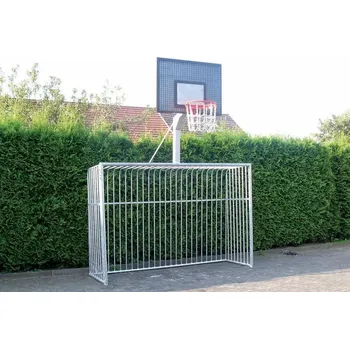 Fotbalová branka Nerozbitná branka SAM 3x2m s košem (Branka s košem pro veřejné použití )