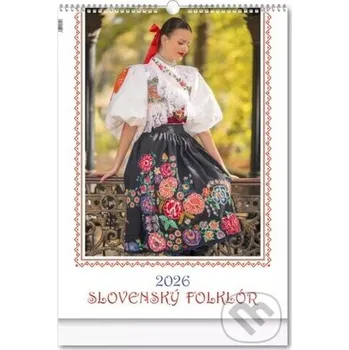 Záložka Nástenný kalendár Slovenský folklór 2026 - Press Group Press Group