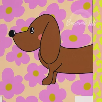 Panel na tašky Jezevčík, canvas (E)