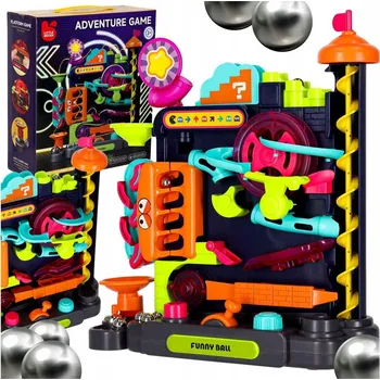 Kuličková dráha KIK KX2951 Kuličková dráha s překážkami, 6 míčků