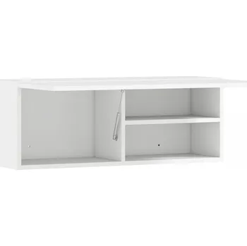 Koupelnový nábytek Nástěnná skříňka s výklopnými dvířky 80 x 25 x 30 cm | bílá