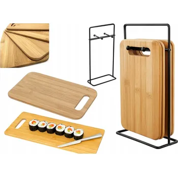 Kuchyňské prkénko Prkénko na krájení 5five Simply Smart bambusové 5 ks