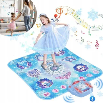 Taneční podložka PODLOŽKA NA TANČENÍ HUDEBNÍ PRO DĚTI TANEČNÍ PODLOŽKA PRINCEZNA INTERAKTIVNÍ 8 REŽIMŮ