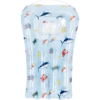Nafukovací matrace PLÁŽOVÁ MATRACE S OKÉNKEM RYBKY, MOŘSKÉ MOTIVY, 72 x 47 CM, 35451