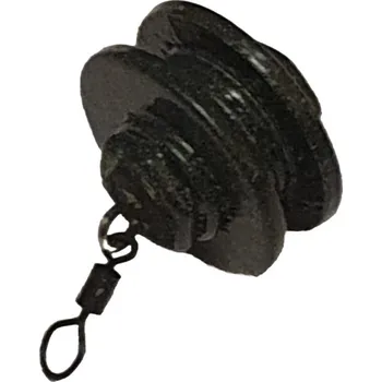 Krmítko pro ryby Krmítko železné Sendvič koncový, kruhová žebra, zkrácená trubička - Výprodej Gramáž: 50 g