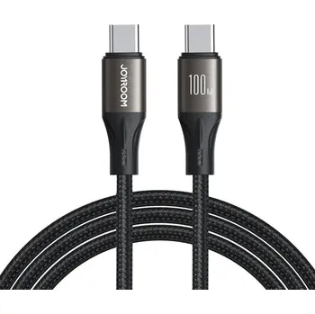Datový kabel Kabel Joyroom Light-Speed USB-C na USB-C SA25-CC5, 100 W, 1,2 m (černý)