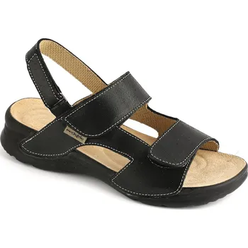 Dámská zdravotní obuv Sandále MIRKA zdravotní obuv dámská černá LM-T26 Medistyle 40